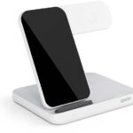 Spello by Epico 3 in 1 bezdrôtový nabíjací stojan pre Samsung – biela