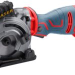 EXTOL PREMIUM píla kotúčová/rezačka s laserom, zanorovacia, 89 mm, 705 W, 8893023