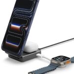 Spigen Essential MagSafe 2-in-1 + C Wireless Charger EF302MOQ Black
