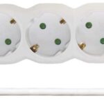 EMOS Predlžovací kábel SCHUKO – 4 zásuvky, 5 m, 1,5 mm2