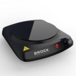Brock Elektrický sklokeramický varič, 1 platnička 18 cm, 1 200 W, čierny