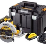 DEWALT – Kotúčová píla AKU 190 mm 18 V DCS573H2T-QW (2× 5 Ah)