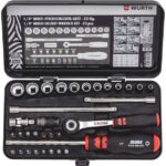 WÜRTH Súprava multi nástrčných kľúčov 1/4″, 33 ks